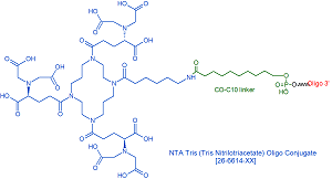 picture of Tris NTA (Tris Nitrilotriacetate) Oligo Conjugate