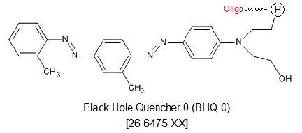 picture of BHQ-0 (Black Hole Quencher 0, 3')