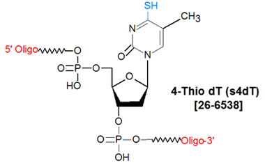 picture of 4-Thio-dT (S4dT)