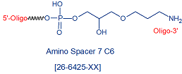 picture of Amino Spacer 7-C6 (3')