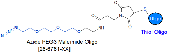 picture of Azide PEG3 Maleimide Oligo