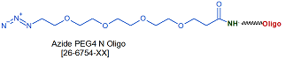 picture of Azide PEG4 N Oligo