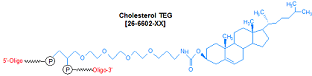 picture of Cholesterol TEG (15 atom triethylene glycol spacer)