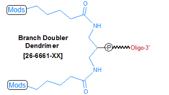 Dendrimer Branch Doubler C8 Oligo Modifications from Gene Link