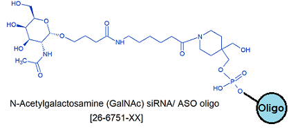 picture of GalNAc Oligo N-Acetylgalactosamine C3