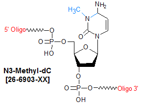 picture of N3-methyl-dC [m3dC]
