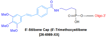 picture of Stilbene Cap: Trimethoxystilbene Cap (5')