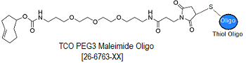 picture of TCO-PEG3 Maleimide Oligo