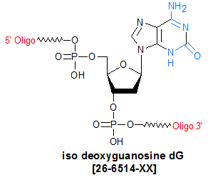 picture of iso deoxyguanosine dG (iso dG)